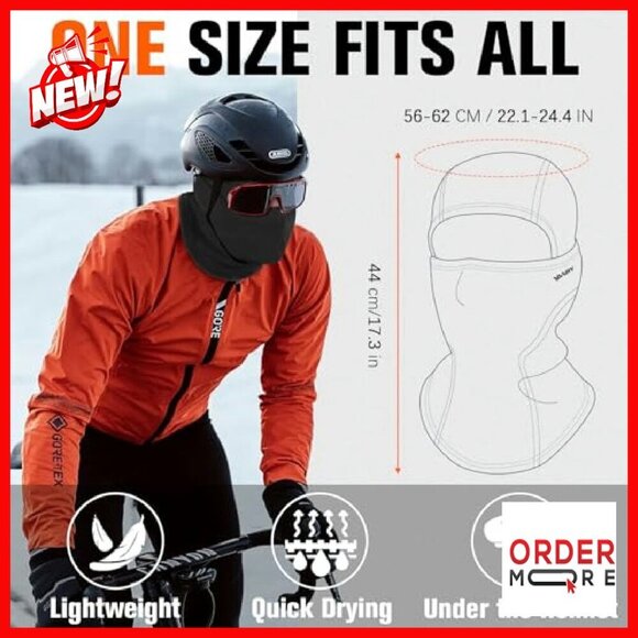 Windproof Thermal Fleece Balaclava Full Face Cover Ski Motorcycle main image 4